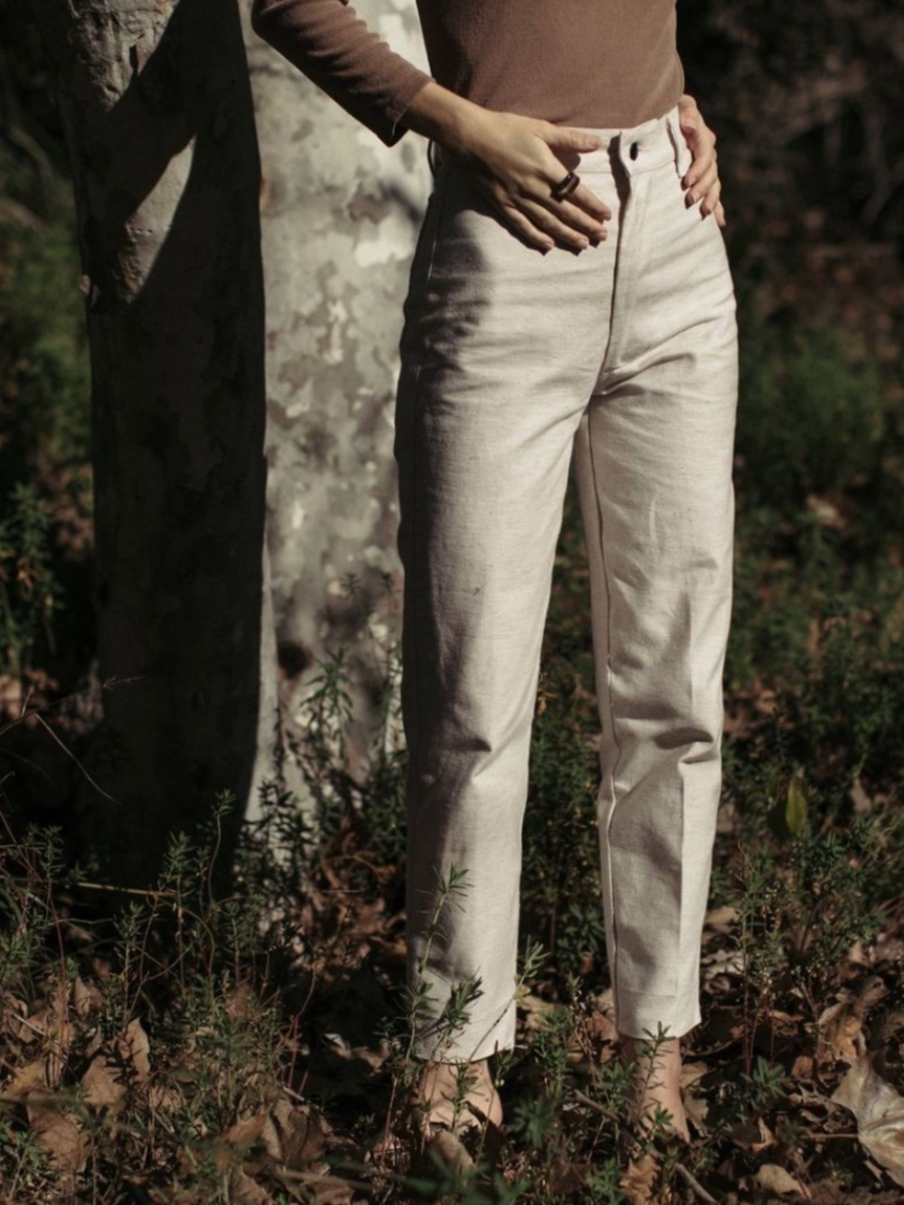Ozma Kate Jean in Putty, Size 26